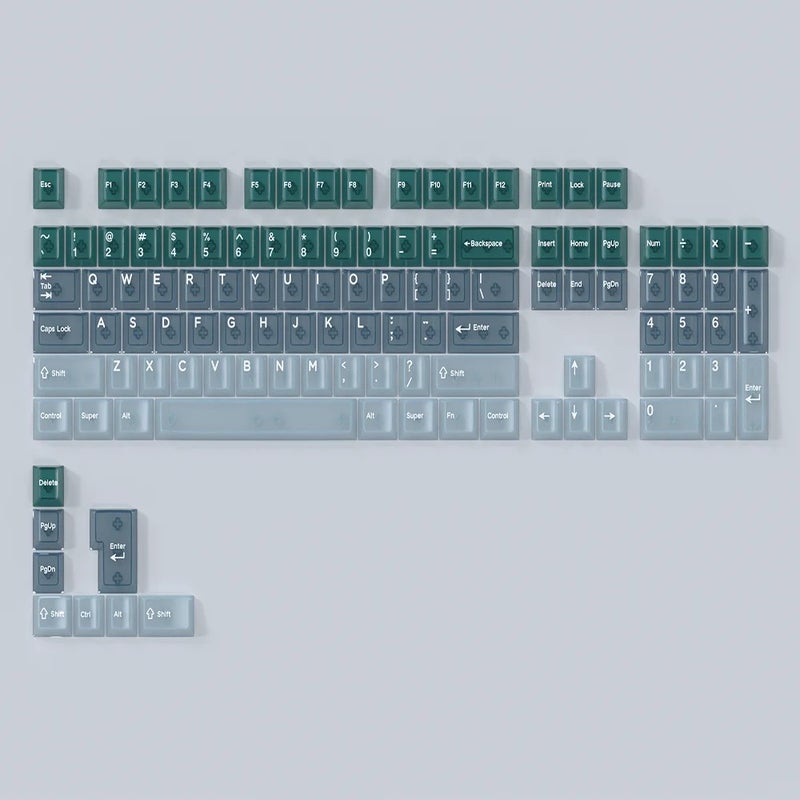 Y&D Profile 132 Crystal Keycaps, Colorful RGB Backlit Clear Keycaps for 60% 65% 90% Mechanical & Gaming Keyboards - Image 5